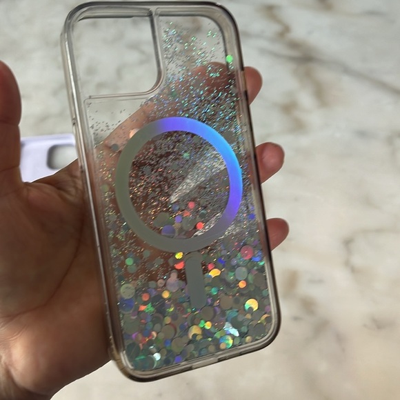 Apple iPhone 13 Silicone Case Set of 3 Purple, Pink and Glitter Pink Sky Case - Picture 11 of 15